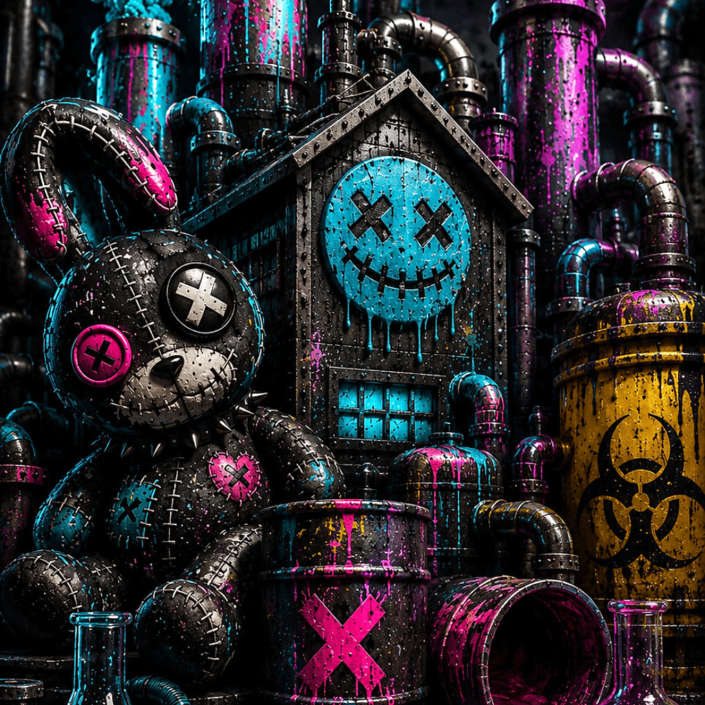 Same characters, different chemicals. Every drop rewires the palette.